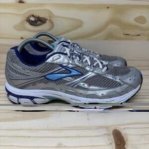 Brooks Adrenaline GTS 11 Silver Blue Women's Running Shoes 1200821B306 Size 10.5